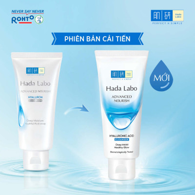 Kem Rửa Mặt Dưỡng Ẩm Tối Ưu Hada Labo Advanced Nourish Hyaluron Cleanser (15g)