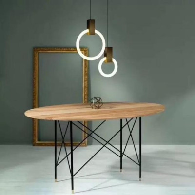 Đèn thả thông tầng hình tròn, đèn thả tô điểm lối cầu thang, đèn trang trí, đèn trần, đèn decor HTK_026 DT