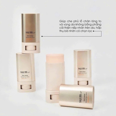 Kem Chống Nắng Dạng Thỏi Su:m37 Sun Away Velvet Sun Stick SPF 50+/PA++++ 18G