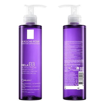 Sữa rửa mặt mờ thâm sáng da La Roche-Posay Mela B3 Clarifying Micro-Peeling Gel 200ml