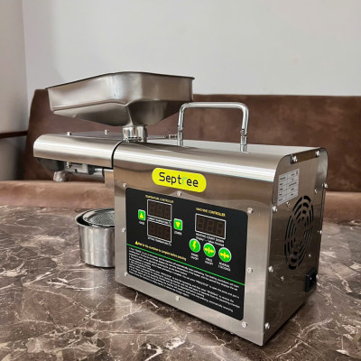 Máy ép dầu ăn thực vật chuyên dụng gia đình thương hiệu Septree T2S công suất 1000W - Trục ép dài 236mm - Hàng chính hãng (Bảo Hành 12 Tháng)