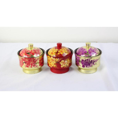 Hủ sâm sơn mài cao cấp Thanh Bình Lê size 10x11 cm đựng bánh kẹo mứt, vật dụng nhỏ, trang trí bàn kệ, nhà cửa, văn phòng