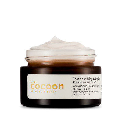 Combo Gel rửa mặt hoa hồng Cocoon 140ml + Thạch hoa hồng Cocoon 30ml khóa ẩm 24h