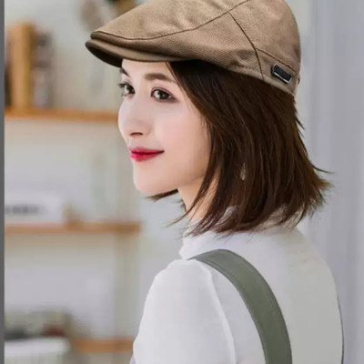 Nón beret mũ bere nam nữ vải line xốp ô nhỏ 2 lớp phối logo kim loại có khoá điều chỉnh phía sau thời trang Hàn Quốc #nonbere #muberet #mũ_bê_rê #nón_bere #mu #non #thoitrang #maumoi #xuhuong #dulich #dangoai #dibien # #trend #vazano dona25081209