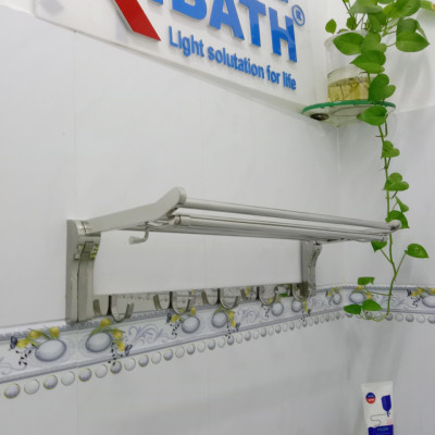 Máng khăn đa năng Kibath inox 304, KB-614