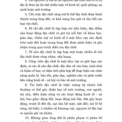 Luật Địa chất và kháng sản năm 2024