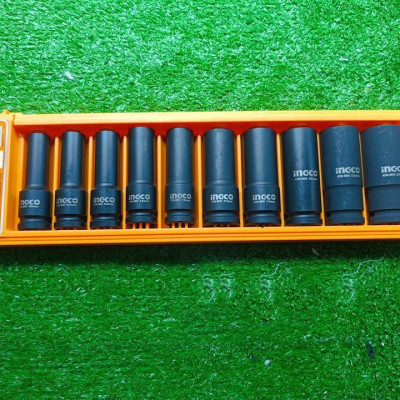 BỘ ĐẦU TUÝP DÀI 10 CHI TIẾT INGCO HKISSD12102L - HÀNG CHÍNH HÃNG