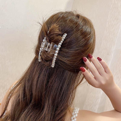 Combo 5 món cột , kẹp tóc ngọc trai sang trọng , hiện đại kèm túi zip , dễ thương , xinh xắn phụ kiện làm đẹp tóc cho nữ cute 