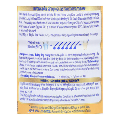 Sữa bột Vinamilk Sure Prevent Gold giúp hệ xương khớp chắc khỏe lon 900g