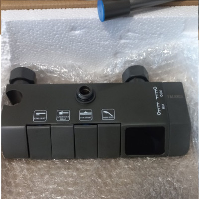 (Tặng ống nối cây sen) Sen cây phím đàn đồng mạ nano xám màn hình hiển thị nhiệt độ tự động kèm xịt vệ sinh