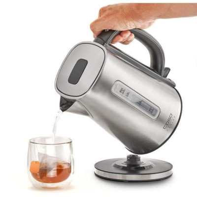 Ấm siêu tốc CASO Classico WK 2200 Kettle 1.7L 2200W có điều chỉnh nhiệt độ Hàng chính hãng