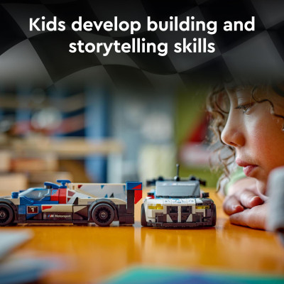 LEGO SPEED CHAMPIONS 76922 Đồ chơi lắp ráp Siêu xe BMW M4 GT3 & BMW M Hybrid V8 (676 Chi Tiết)