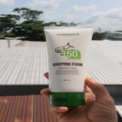 SỮA RỬA MẶT ỐC SÊN S+MIRACLE SẠCH NHỜN,NGỪA MỤN 180ML HÀN QUỐC