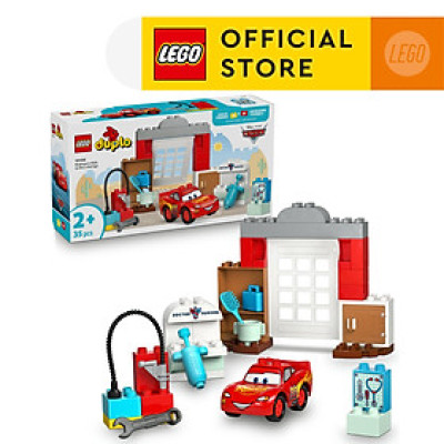 LEGO DUPLO 10456 Đồ Chơi Bộ Lắp Ráp Chuyến Thăm Gara Của Bác Sĩ Doc Và Xe McQueen (35 chi tiết)