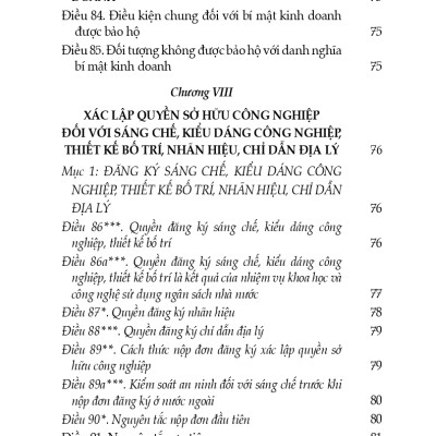 Luật Sở Hữu Trí Tuệ (Hiện Hành) (Sửa Đổi, Bổ Sung Năm 2009, 2019, 2022)