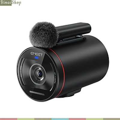 Emeet Streamcam One (Gen 2) - Webcam LiveStream Không Dây, Kết Nối Wifi, Micro Từ Tính Kép, Thời Lượng Pin 8 Giờ - Hàng chính hãng