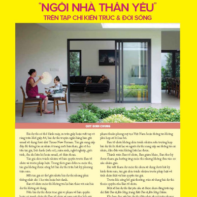 Tạp chí Kiến Trúc và Đời Sống số 209 (Tháng 11-2023) _ Cải tạo nhà đón Tết