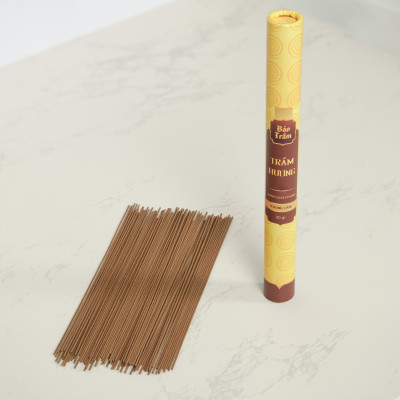 Trầm Thanh Cao Cấp 20cm – Hộp Vàng 20g – Bảo Trầm | Hương Trầm Tự Nhiên – Sạch – Thư Giãn