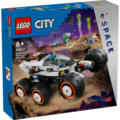 LEGO CITY 60431 Xe thám hiểm không gian & người ngoài hành tinh (311 chi tiết)