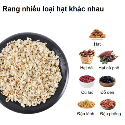 Máy rang hạt cà phê và các loại hạt tự động thương hiệu Cafemasy SCR-300 cao cấp - Hàng Chính Hãng