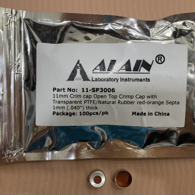 Chai thủy tinh 1,5ml ( 2ml ) + Nắp bấm nhôm 11mm, 100 cái hộp, Alain TQ.