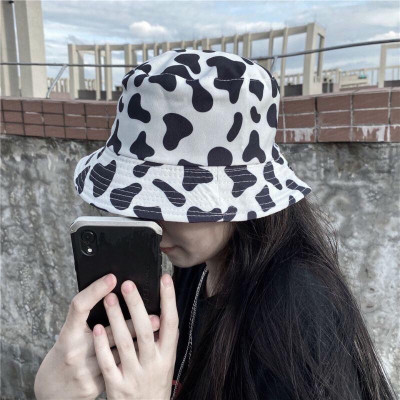 Mũ bucket Unisex nam nữ họa tiết trắng đen - Nón Ulzzang vành tròn - LEGEND SNEAKERS MD09
