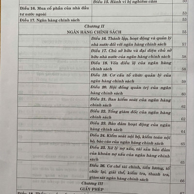 Luật Các Tổ Chức Tín Dụng Năm 2024 - So Sánh và Bình Luận