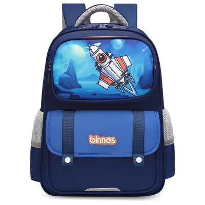 BINBES - B-6049 Balo học sinh Cấp 1 siêu nhẹ, chống gù, chống thấm nước (KT 39x29x15cm), cặp sách học sinh chính hãng