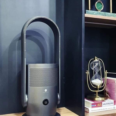 Máy Lọc Không Khí ULTTY SKJ-CR021 Dạng Quạt, Chế Độ Làm Mát 9 Cấp, Bộ Lọc HEPA H13 Loại Bỏ 99,97% Bụi Mịn, Vi Khuẩn, Virut - Màu Đen - Hàng Chính Hãng