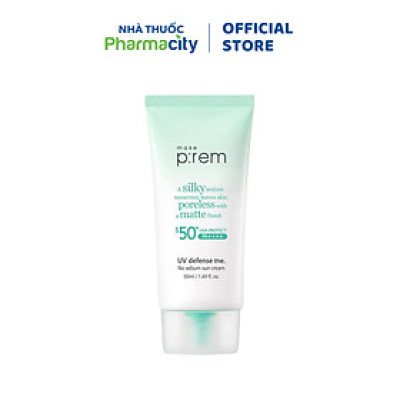 Kem Chống Nắng Make p:rem Vật Lý Kiềm Dầu Khô Ráo (50ml)