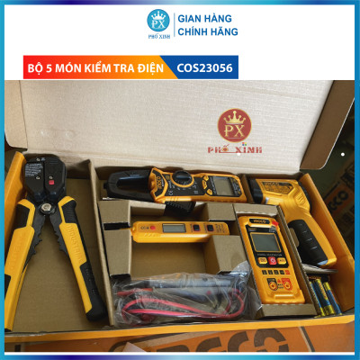 5 trong 1 Dụng Cụ Kiểm Tra Điện INGCO / COS23056 / Bộ Dụng Cụ Chẩn Đoán Sửa Chữa Điện / bộ viễn thông 5 món
