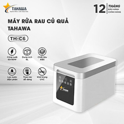 Máy khử khuẩn thực phẩm, rửa thực phẩm đa năng Tahawa COH15-C6B- Hàng chính hãng - Bảo Hành 2 Năm