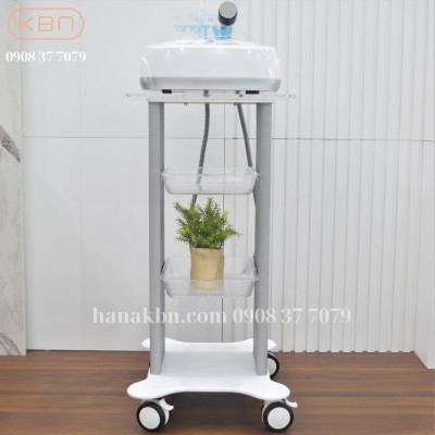 Chân Máy Thẩm Mỹ A0903 Trong Suốt Sang Trọng - Kệ Để Máy Thẩm Mỹ - 3 Tầng Cao 82cm