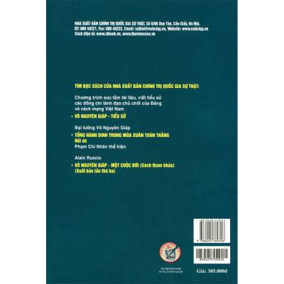 Combo 2 Cuốn: Võ Nguyên Giáp - Danh Tướng Thời Đại Hồ Chí Minh + Võ Nguyên Giáp - Đại Tướng Vì Hòa Bình, Đại Tướng Của Lòng Dân