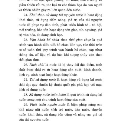 Luật tài nguyên nước ( bản in 2024)
