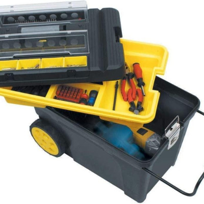 HỘP DỤNG CỤ (NHỰA) CÓ BÁNH XE (61X42X38)CM STANLEY 1-92- 904 - HÀNG CHÍNH HÃNG