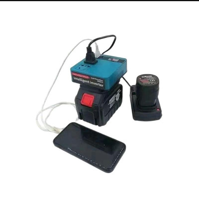 Chân Đế Chuyển Đổi Biến Tần Thông Minh - chuyển đổi điện áp 21V lên 220V - Chân pin phổ thông 4cm