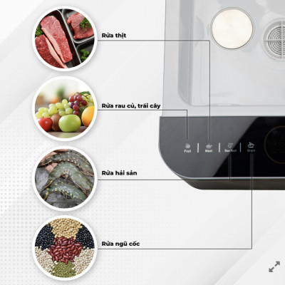 Máy rửa thực phẩm KUCHEN UHP0124 - Hàng Chính Hãng