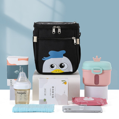 Túi treo xe đẩy, xe nôi có ngăn đựng điện thoại cảm ứng TPU trong suốt chống thấm cao cấp A08, hàng chính hãng