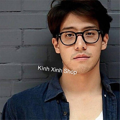 Gọng Kính Cận, Kính Giả Cận Mắt Vuông Gọng Nhựa Chắc Chắn Thời Trang Cho Nam - Có thể thay tròng cận