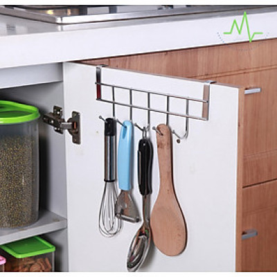 Móc Inox Treo Đồ Gắn Tủ Bếp , Giá Treo Đồ Kệ Để Chén , Móc Treo Đồ Phòng Tắm hoặc Phòng Bếp RiBi - Hàng Chính Hãng