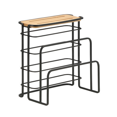 Hộp Đựng Dao,Thớt MI Sắt Sơn Tĩnh Điện Bền Bỉ Không Gỉ 20 x 14,3 x 22 cm | Index Living Mall | Nội Thất Nhập Khẩu Thái Lan