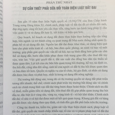 Luật đất đai năm 2024 và án lệ giải quyết vụ án, vụ việc về đất đai trong thực tiễn xét xử
