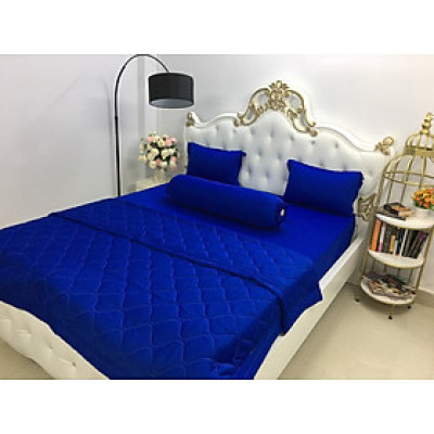 Bộ drap thun Hàn Quốc loại 1 có mền 5 món ( 1 drap + 1 chăn chần bông + 3 áo gối) đủ size