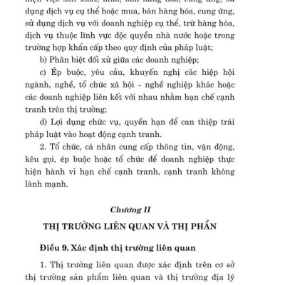 Luật cạnh tranh (hiện hành) bản in 2024