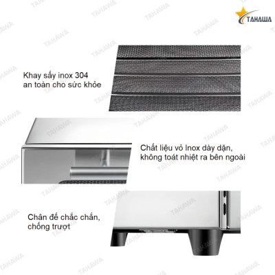 Máy sấy thực phẩm 5 KHAY TAHAWA DBC-05A- Hàng Chính Hãng- Bảo hành 2 năm