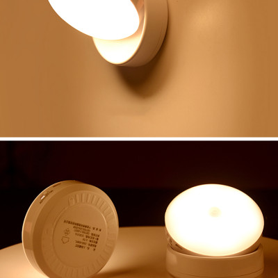Đèn LED cảm ứng, cảm biến thông minh không dây, Pin sạc, nhận diện người có nam châm gắn tường xoay 360 độ làm đèn học, cho phòng ngủ, nhà vệ sinh, cho tủ quần áo, cầu thang, ban công, hành lang - MH2011