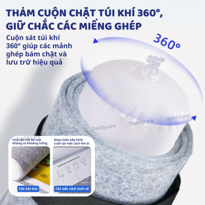 Thảm xếp hình trải sàn Mideer Puzzle Blanket Set, thảm lót nỉ dày dặn