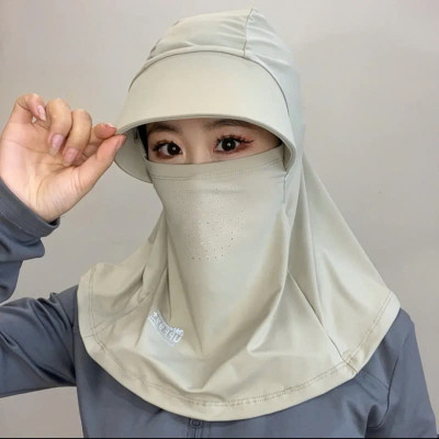 Mũ chống nắng chùm kín lụa băng thoáng khí mềm mát, chống tia UV , làm mát nhanh, chống nắng, thấm hút mồ hôi phù hợp cho cả nam và nữ