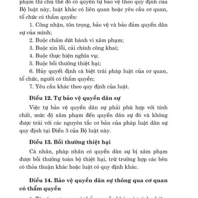 Bộ luật dân sự (hiện hành) - bản in 2024